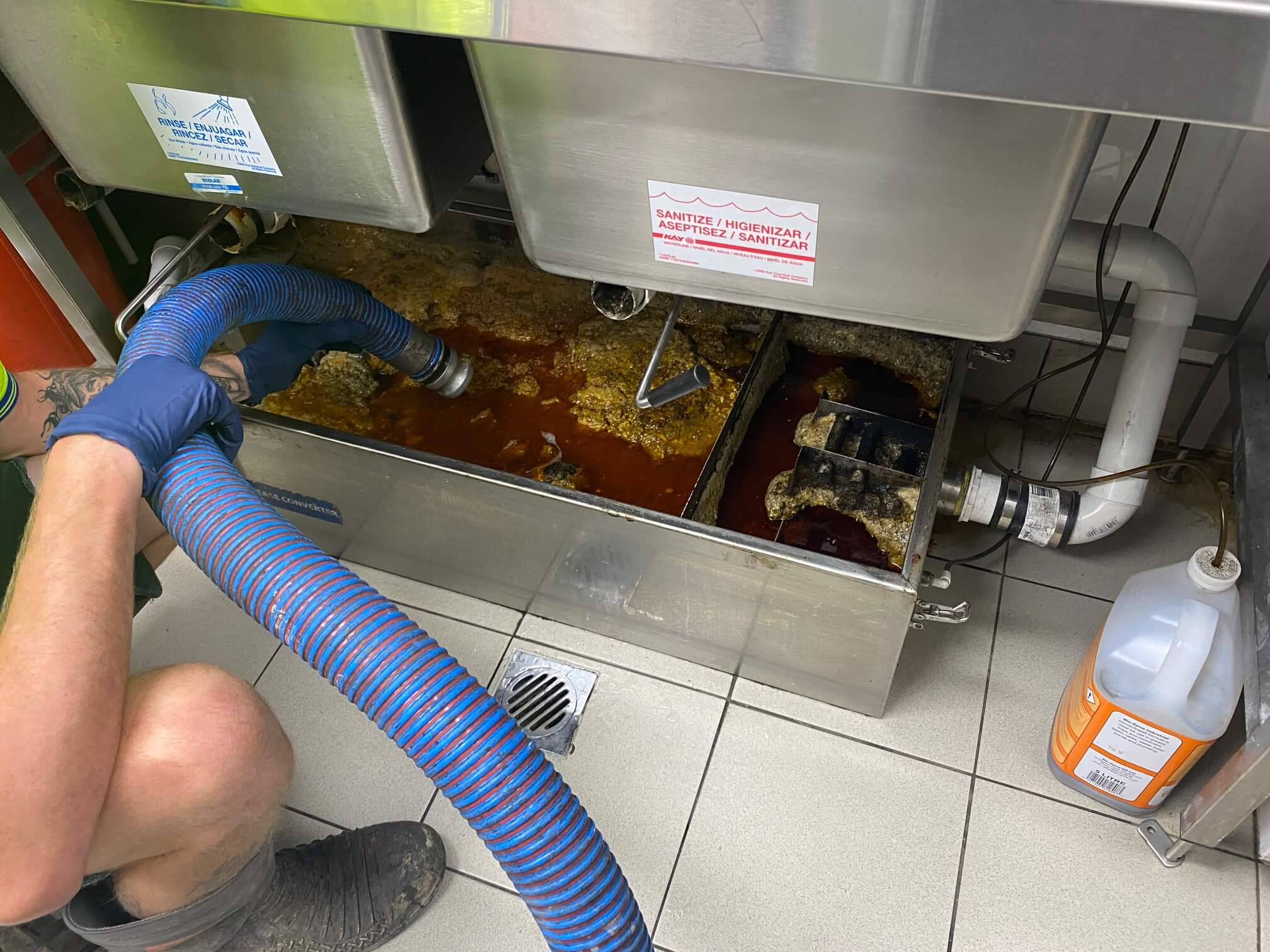 Grease Trap Cleaning in Sulphur